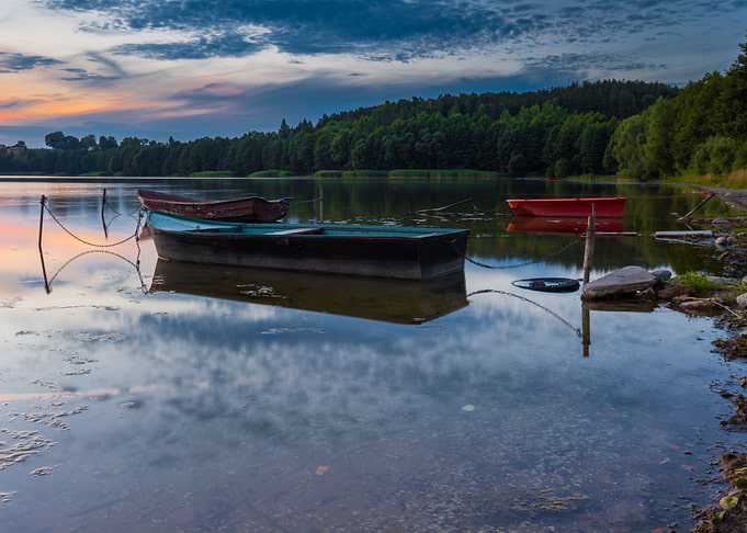 Beautiful Beauty Blue Boat