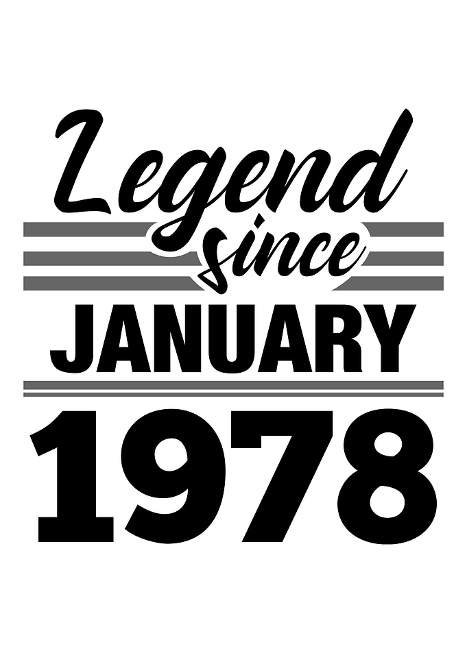Legend Since January 1978