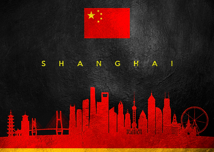 Shanghai China Skyline
