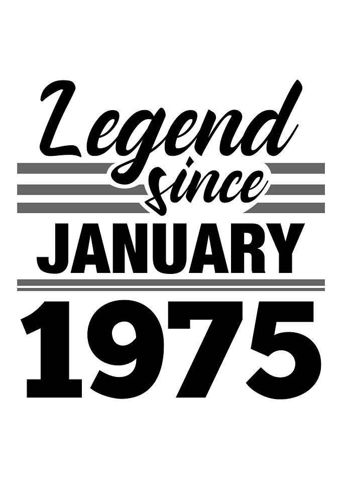 Legend Since January 1975
