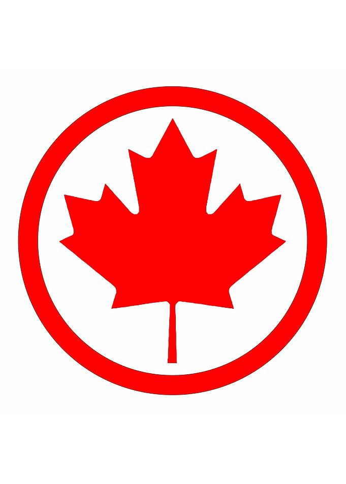 Canadian Leaf Rubber Stamp