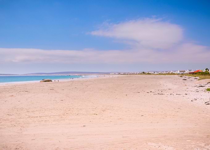 White sand coastline