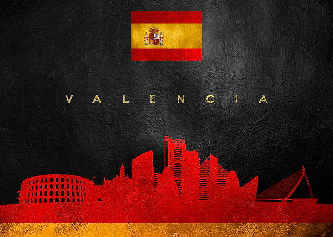 Valencia Spain Skyline