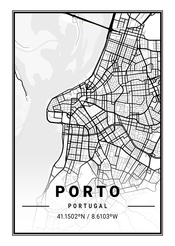 Porto Light City Map