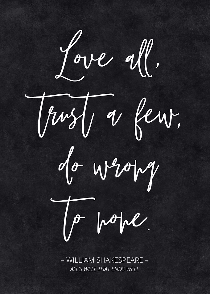 Classic Shakespeare Quote