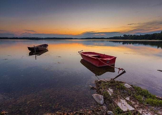 Beautiful Beauty Blue Boat