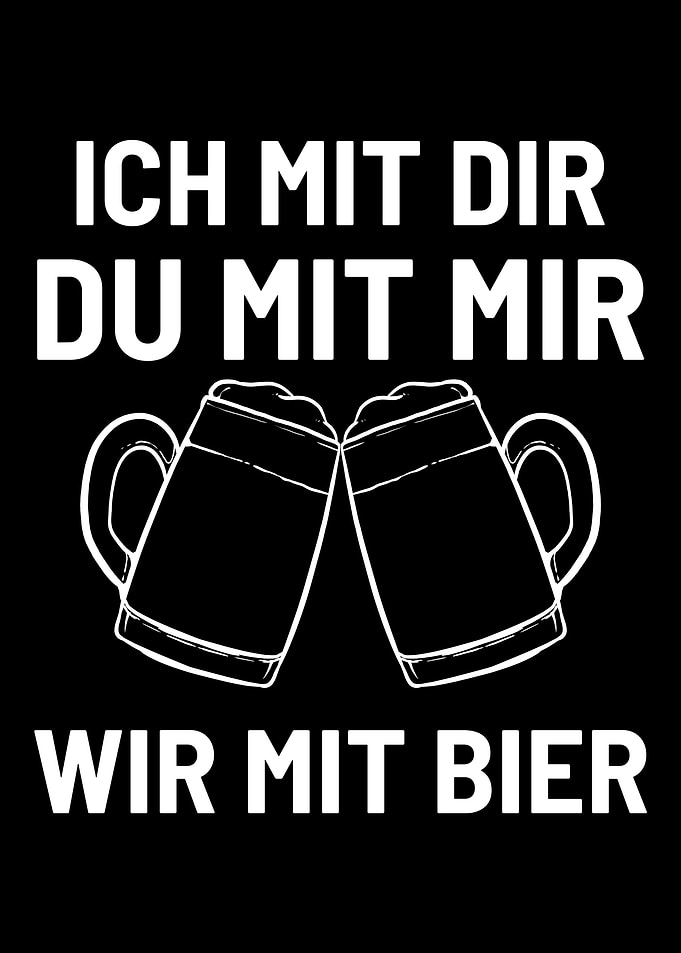 Bier Bierglas Freunde Jung