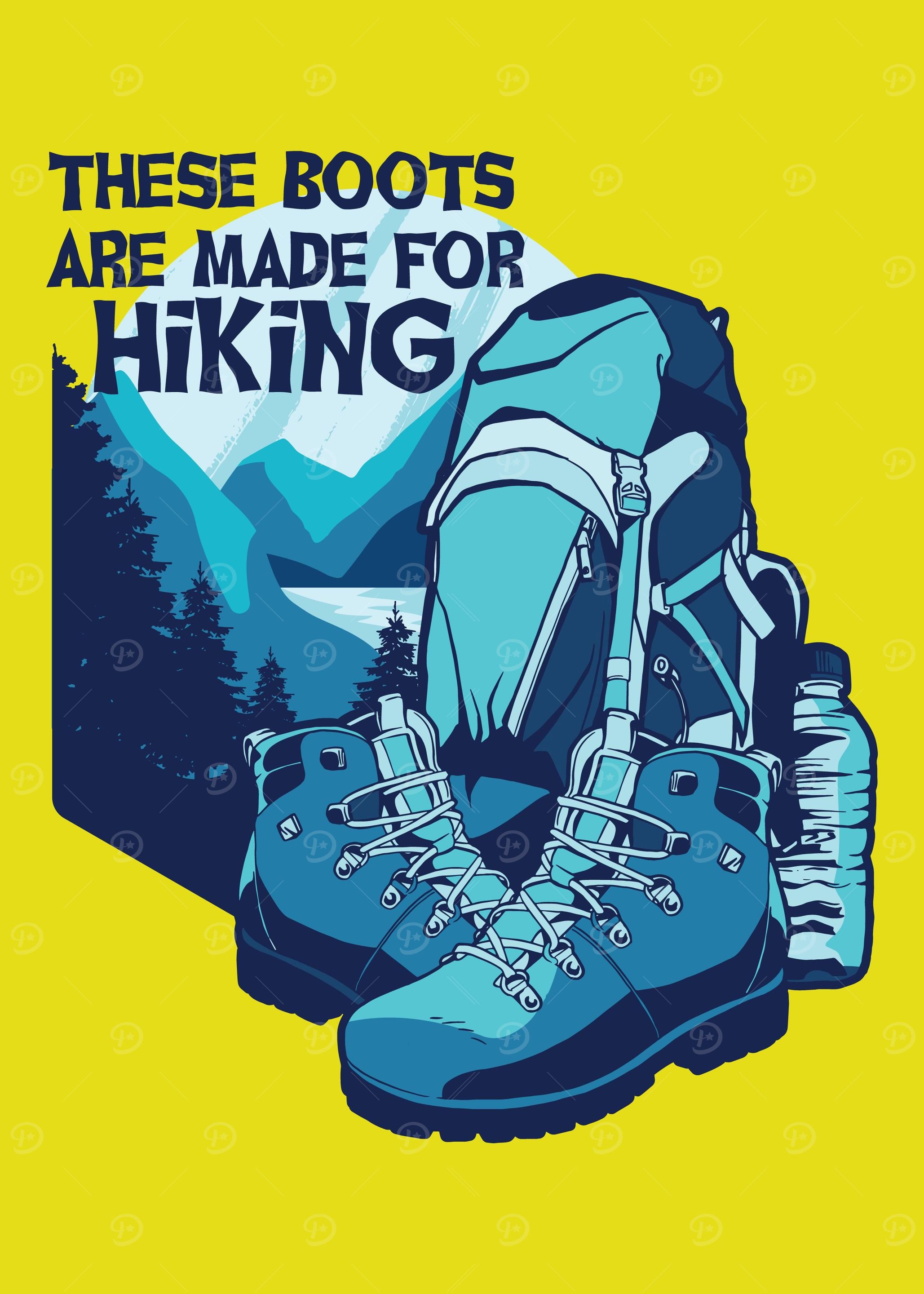 Hiking Mountain and shoes