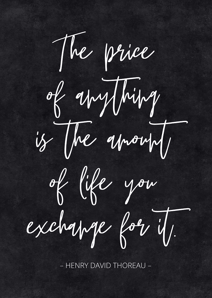Classic Thoreau Quote