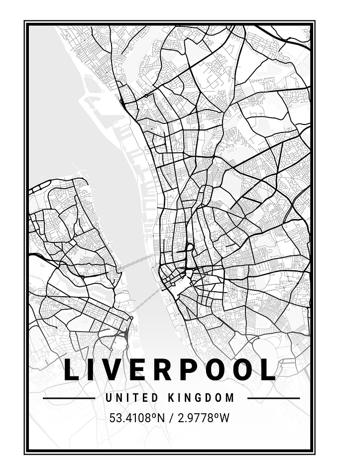 Liverpool Light City Map