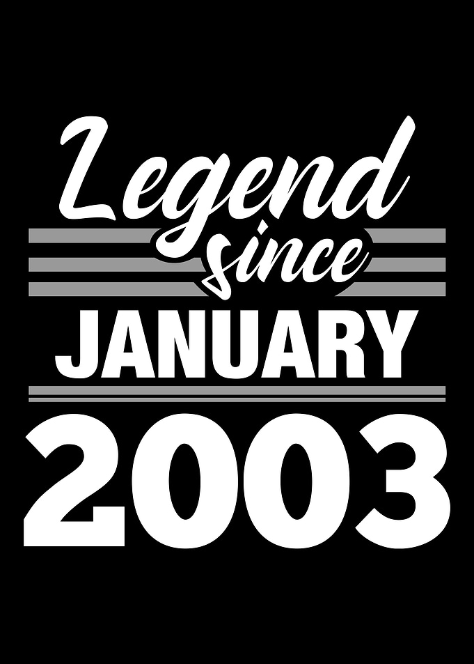 Legend Since January 2003