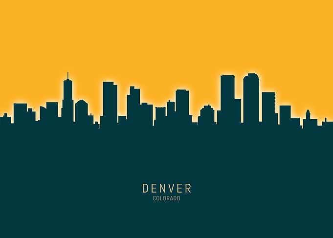 Denver Skyline Colorado