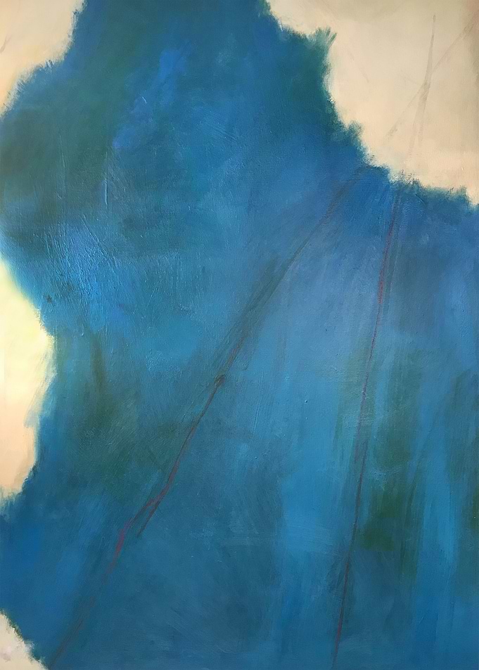Blue Abstract Painting