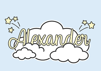 Alexander Baby Name Sign