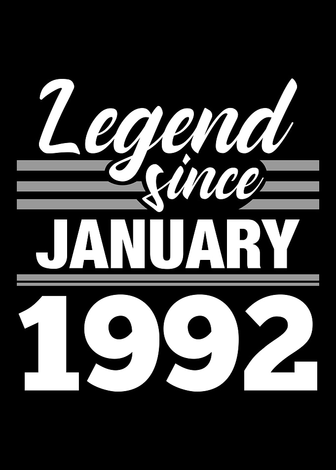 Legend Since January 1992
