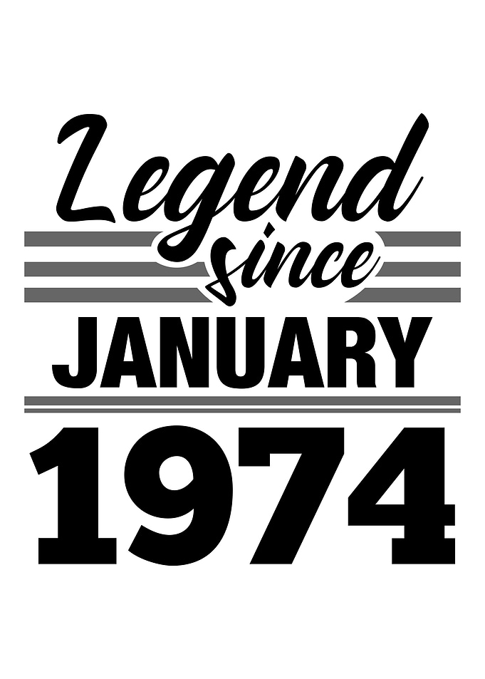 Legend Since January 1974