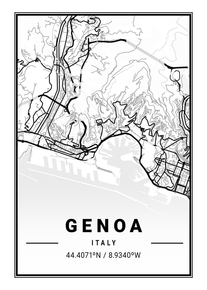 Genoa Light City Map