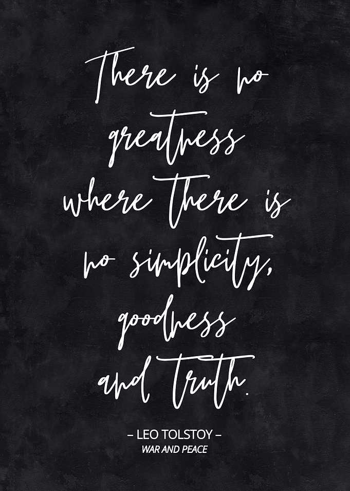 Classic Leo Tolstoy Quote