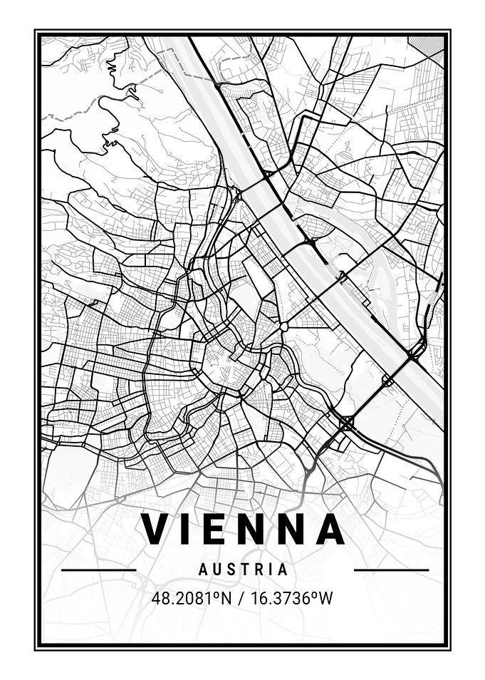Vienna Light City Map