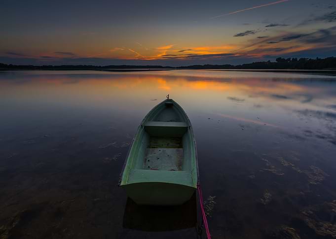 Beautiful Beauty Blue Boat