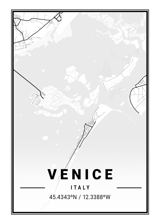 Venice Light City Map