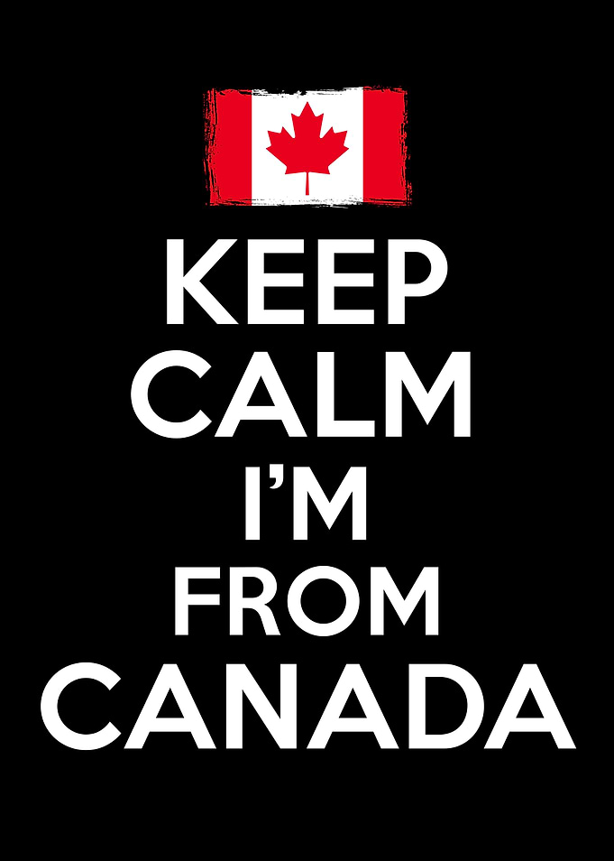Im From Canada Keep Calm
