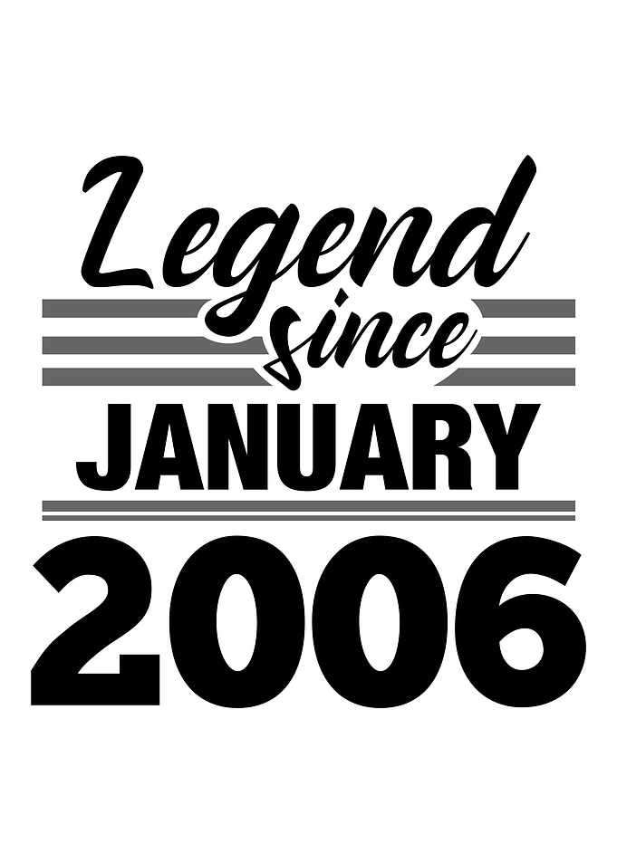 Legend Since January 2006