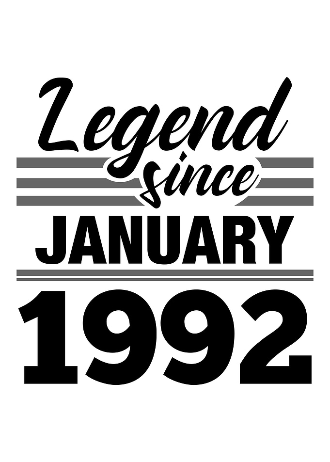 Legend Since January 1992