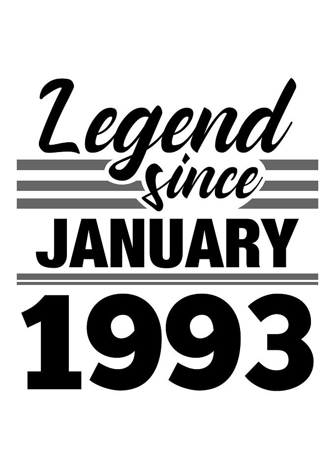 Legend Since January 1993