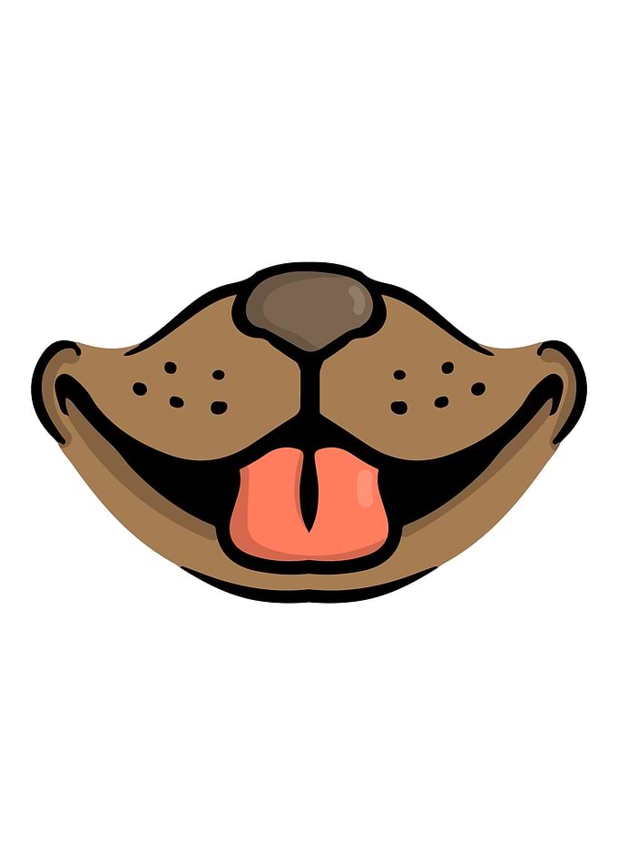 Dog Face art lovers cute