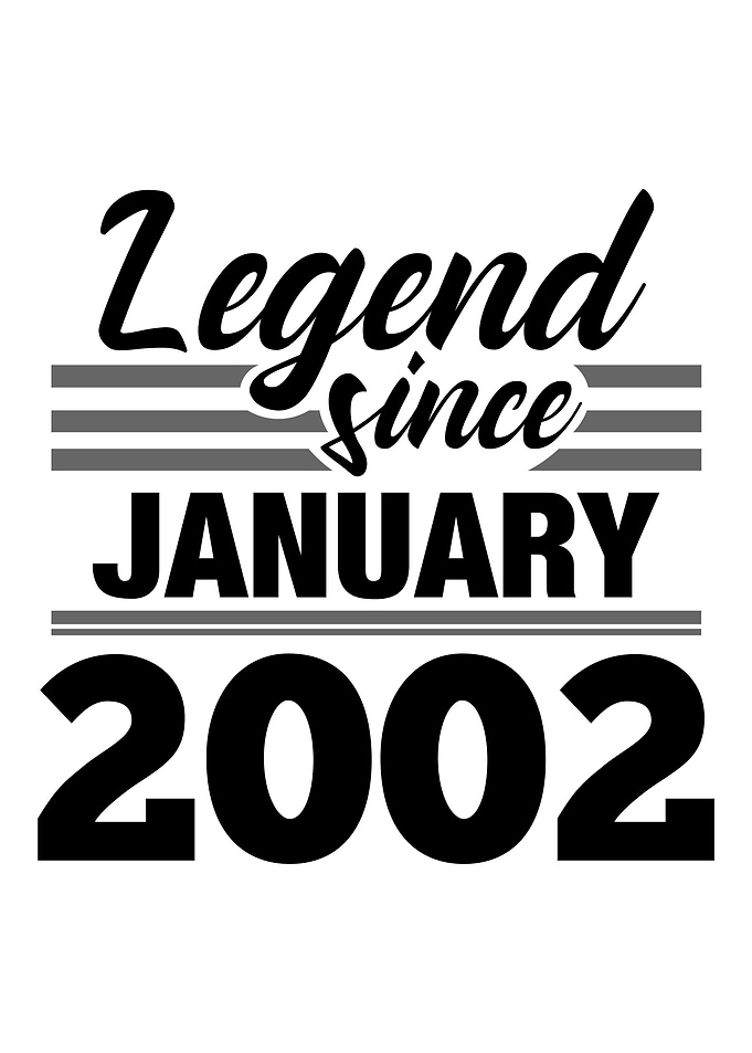Legend Since January 2002