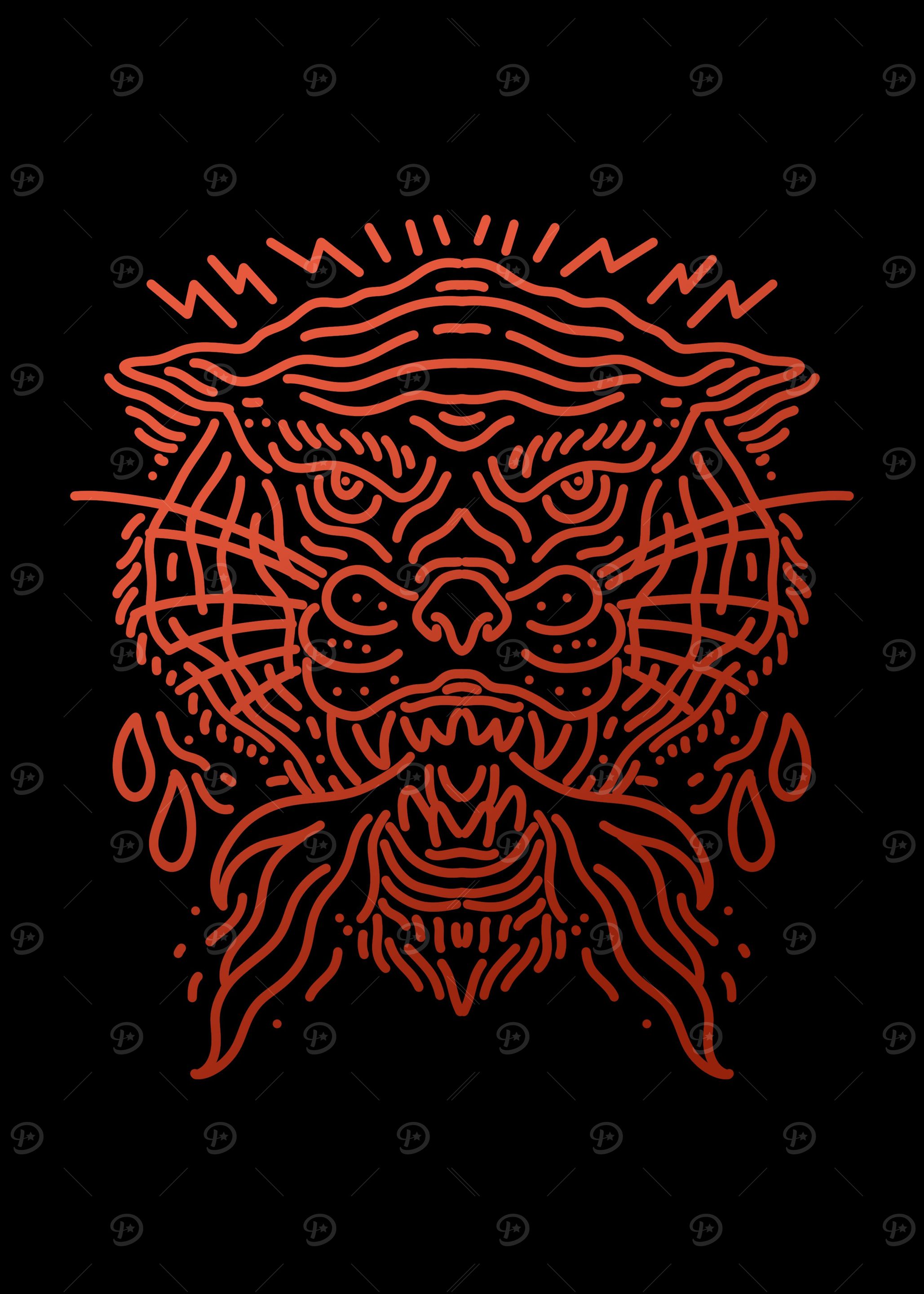 angry tiger