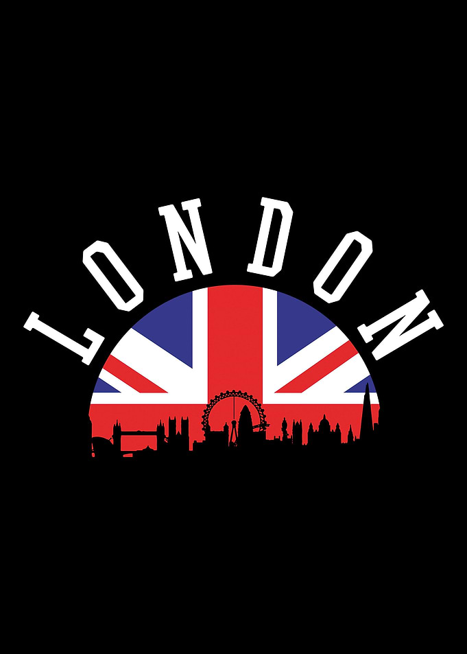 Fahne Land London Urlaub B