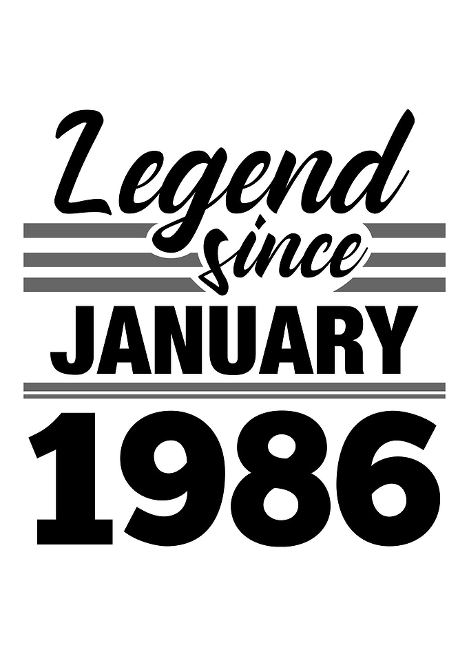 Legend Since January 1986