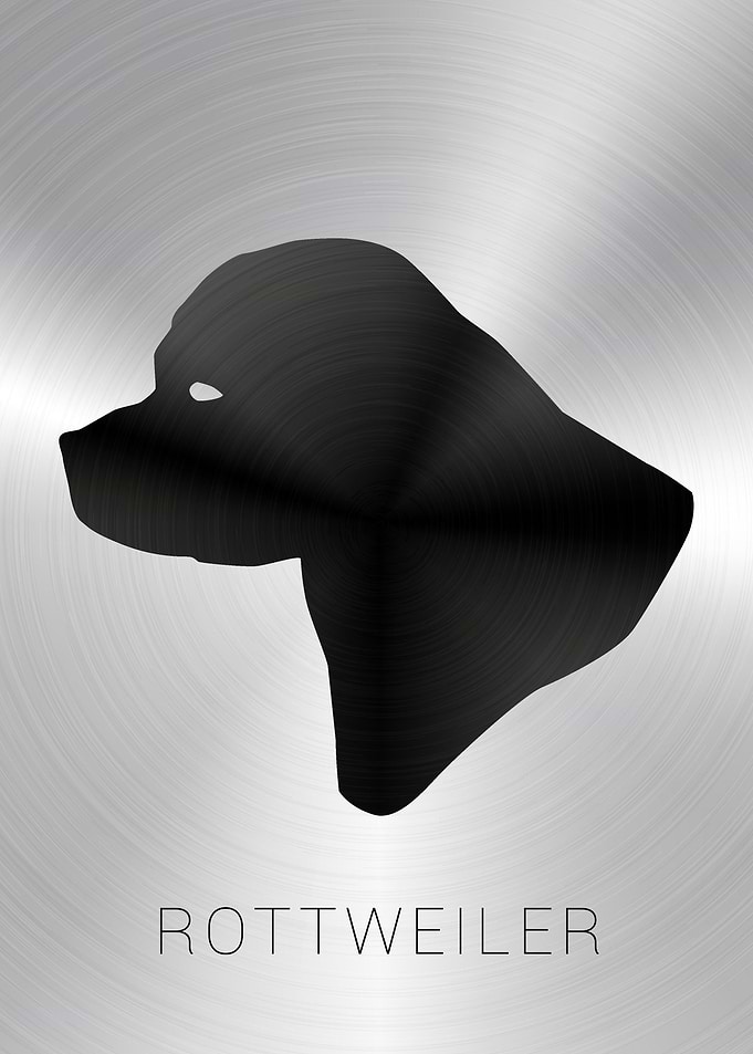 Rottweiler Dog Silhouette