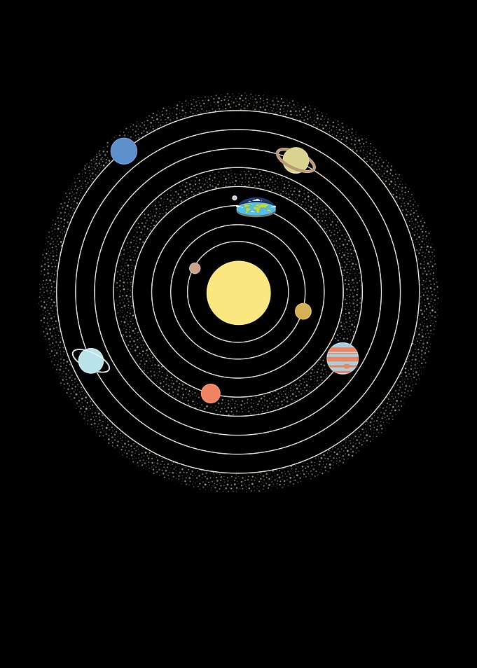 Flat Earth Universe Planet