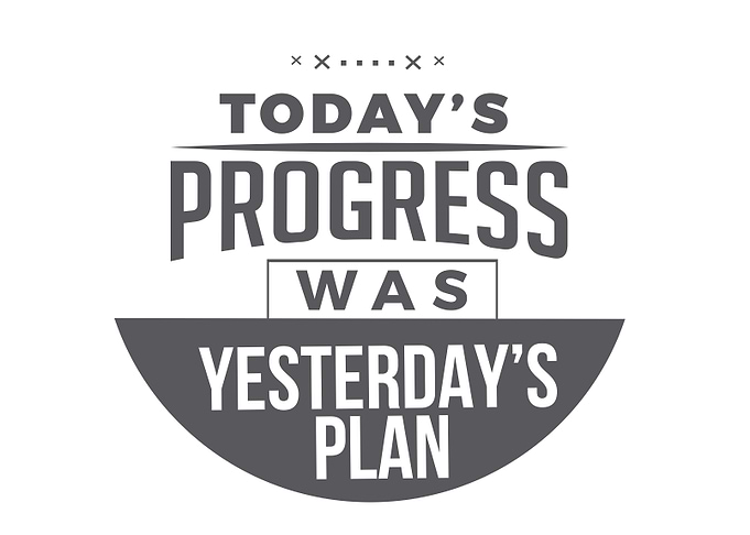 todays progress