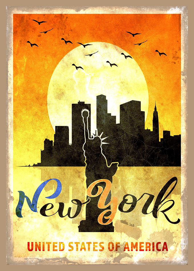 New York Retro Vintage