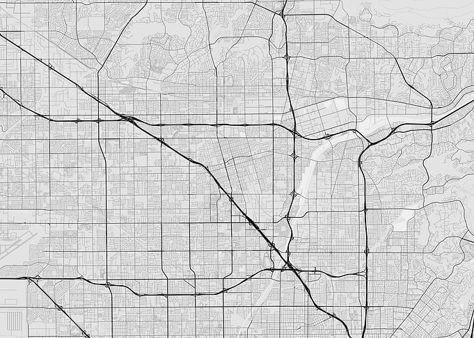 Anaheim USA Map