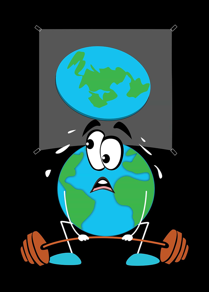 Earth Becomes Flat