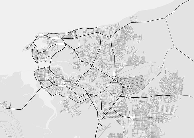 Sao Luis Brazil Map