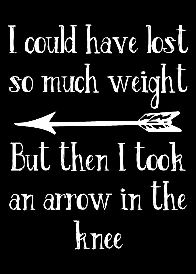 Arrow in the knee