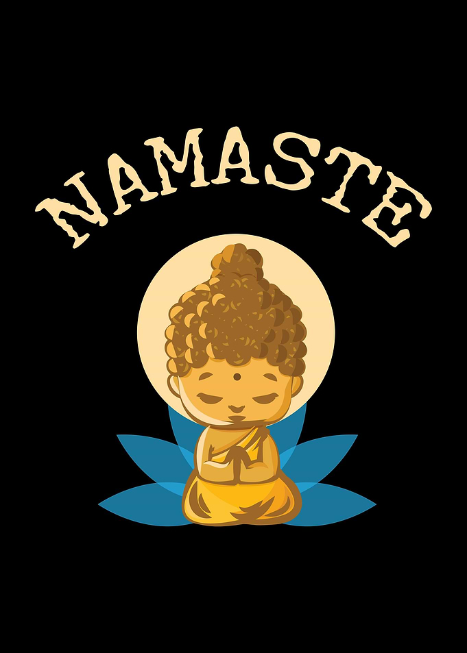 Yoga Namaste OM Symbol Zen