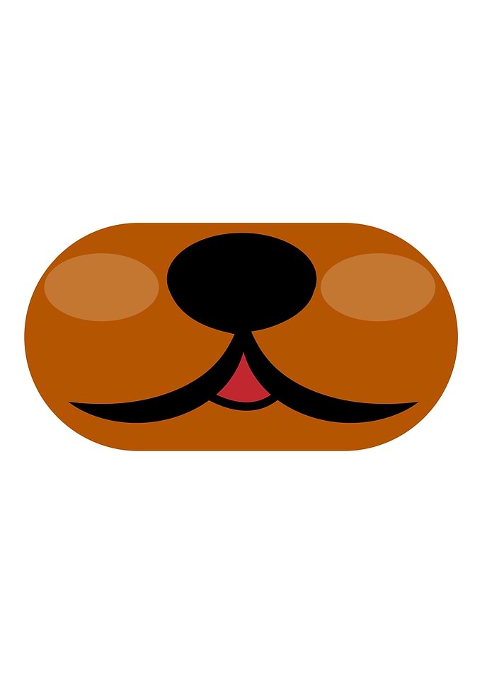 bear Face art lovers cute