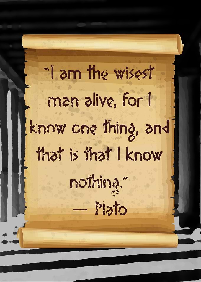 Plato knows nothing