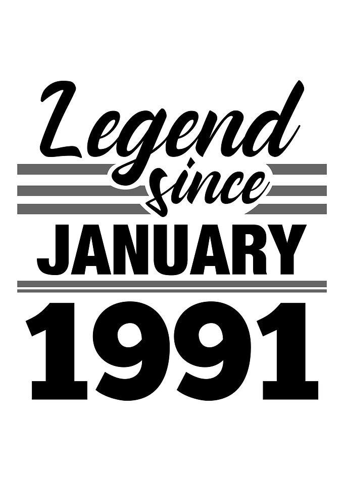 Legend Since January 1991