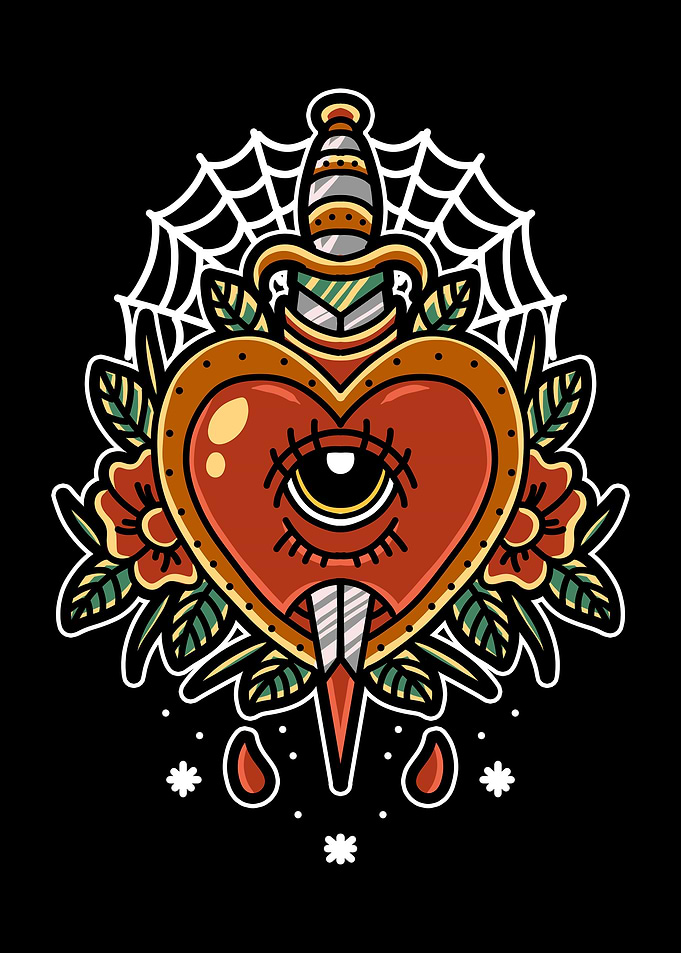 heart and dagger