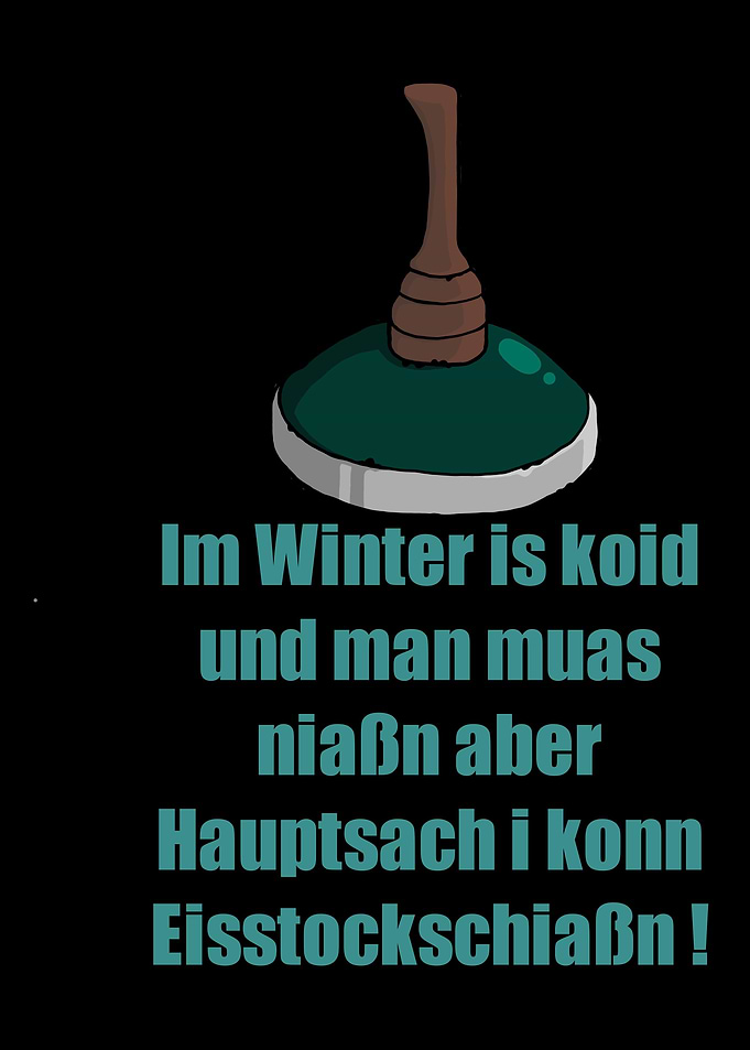 Eisstock Bayrisch Geschenk