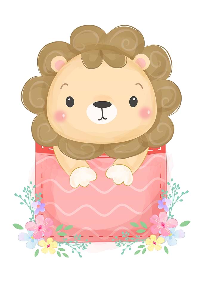 Cute lion