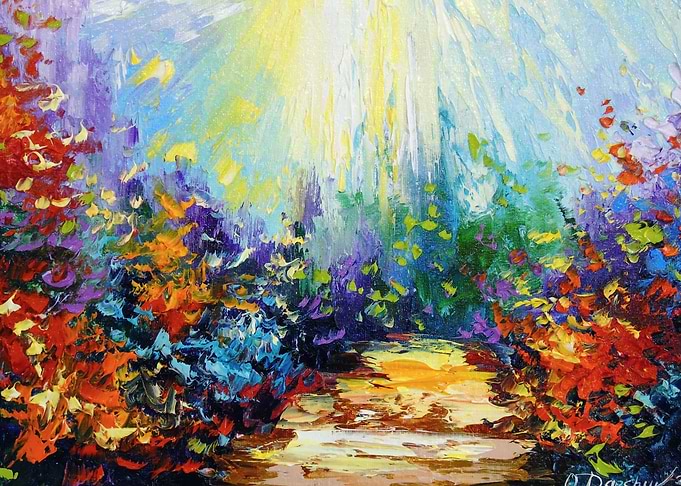 Sunny road